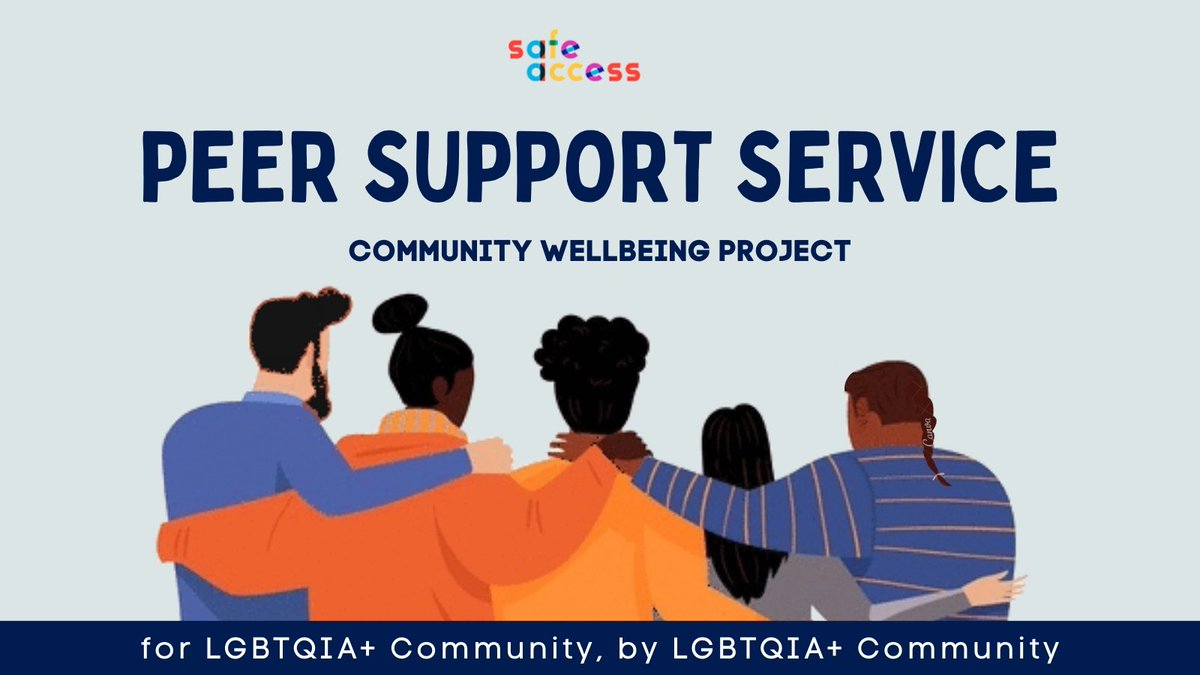 smbdcmgeturman's tweet photo. If you find yourself experiencing distress on account of your gender and sexuality, a trained
team Peer Supporter is ready to support you.
by the community, for the community!
@access_safe
https://t.co/kSZwjuLhlq
#Communitywellbeingproject #Peersupport #LGBTQ https://t.co/FxbqbRAIfy