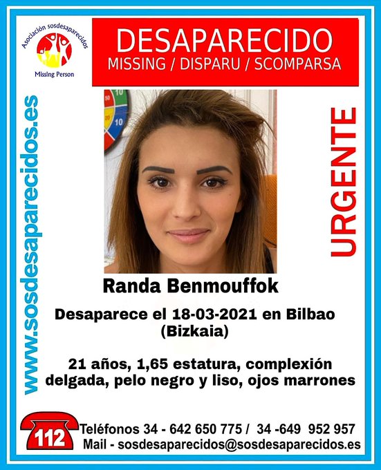 guardiacivil's tweet photo. 🆘#URGENTE⚠️

Esta es Randa, y ha #desaparecido en #Bilbao #Bizkaia

Si la has visto llámanos
 ☎062
 ☎091
 ☎112 

Tu RT no cuesta nada y puede ayudarla https://t.co/dSQbjtTBLU
