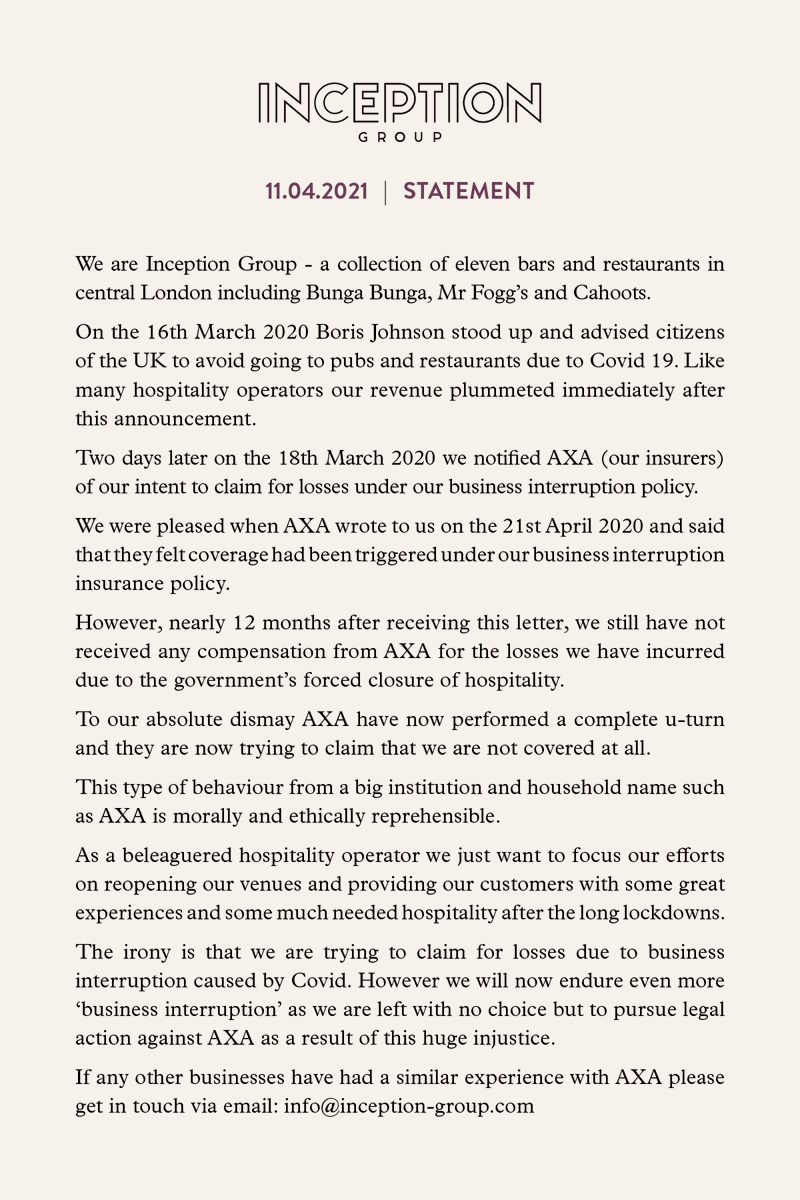 Charlie Gilkes (@charliegilkes) on Twitter photo This pandemic has seen both heroes and villains. Our NHS and Sir Capt Tom have shown the efforts people will take to support others. It's amazing that <a href="/axainsurance/">AXA Insurance UK</a> don't see their behaviour risks casting them as villains. thisismoney.co.uk/money/markets/… <a href="/thomasbuberl/">Thomas Buberl</a> <a href="/AXAUKCEO/">AXA UK</a> <a href="/AXAUK/">AXA UK</a> This pandemic has seen both heroes and villains. Our NHS and Sir Capt Tom have shown the efforts people will take to support others. It's amazing that <a href="/axainsurance/">AXA Insurance UK</a> don't see their behaviour risks casting them as villains. thisismoney.co.uk/money/markets/… <a href="/thomasbuberl/">Thomas Buberl</a> <a href="/AXAUKCEO/">AXA UK</a> <a href="/AXAUK/">AXA UK</a>