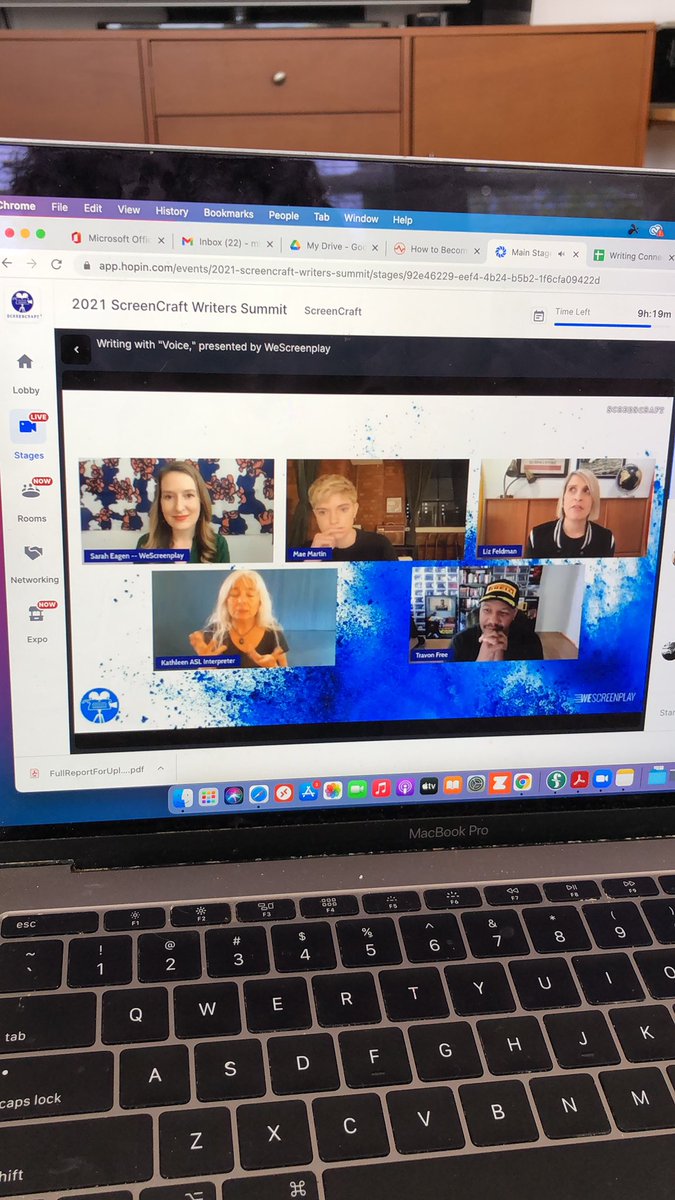 Misseyme's tweet image. Day 3 #ScreenCraftSummit Writing with “Voice” @Travon @TheMaeMartin @thelizfeldman slaying yassssss