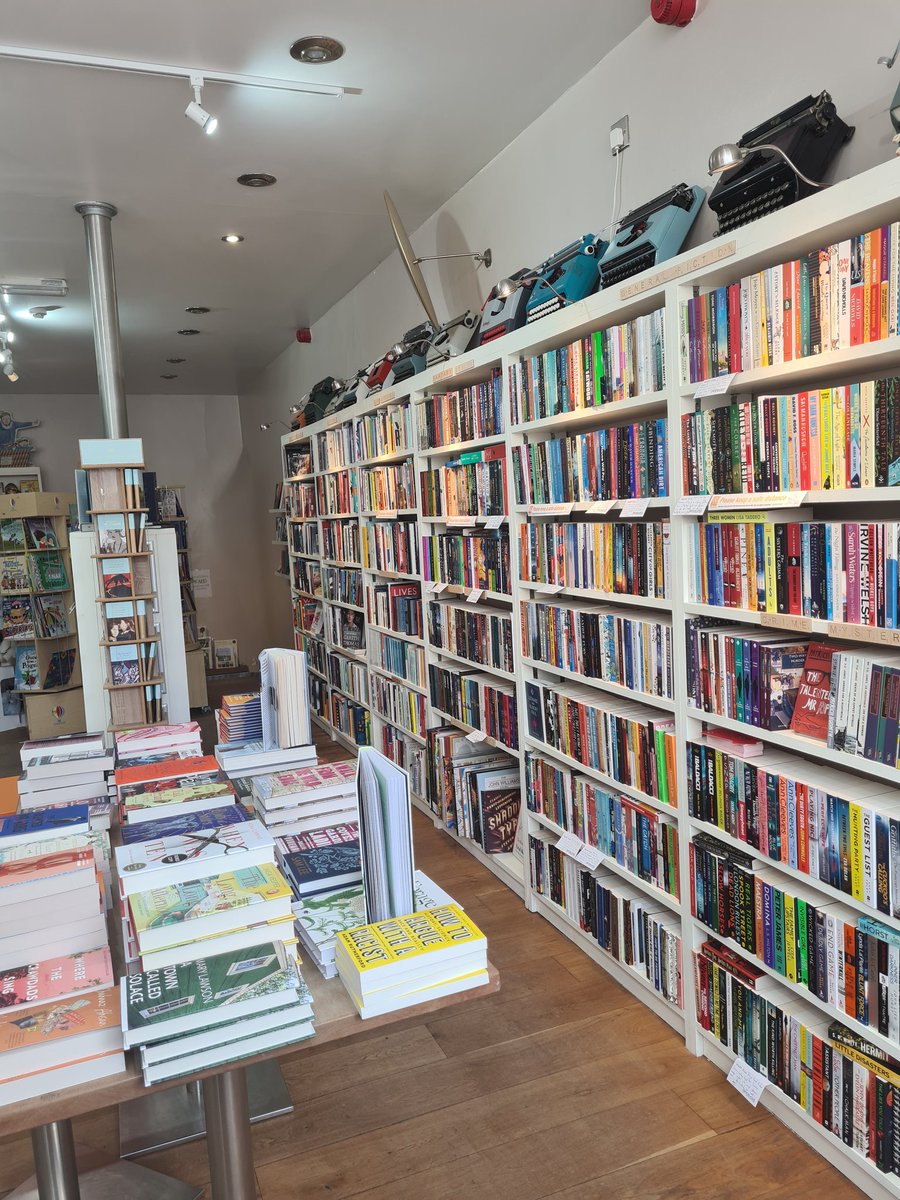Bookishcrick's tweet photo. It's so lovely to have my beautiful shop back!!! I can't wait to get back to traditional hand selling tomorrow. A HUGE thank you to everybody here for the online support, it's meant the world. If you can't get to us in person yet we are still at https://t.co/YQxe7BSti9 #bookylove https://t.co/phMEURHoB1