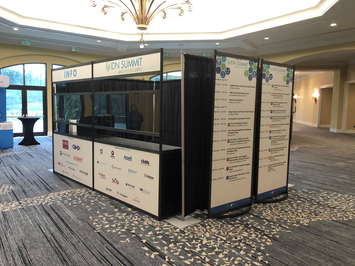 GemsEvents's tweet image. Spring IDN Summit &amp;amp; Reverse Expo is set and ready to open! #eventprofs