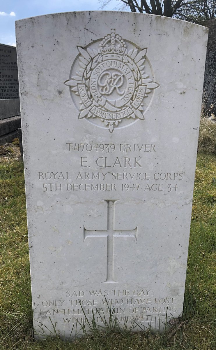 albymarch_alan's tweet image. Merthyr Tydfil (Pant) Cemetery @CWGC #Wales 
B.D.Thomas #RAMC
T.Houlihan #RAOC
C.Harrington #RASC
E.Clark #RASC