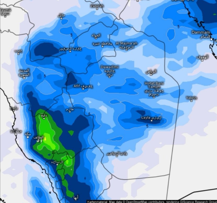 ksa201326's tweet photo. بمشيئة الله مابعد الاستقرار الا الخيرات توقعات الأمطار نهايه هذا الأسبوع 🌧️🌧️ https://t.co/XoyeMfRUtl
