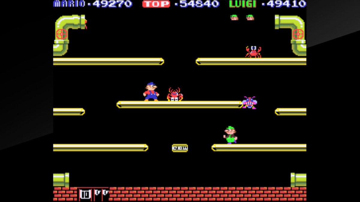 Mario Abd Luigi arcada game screenshot