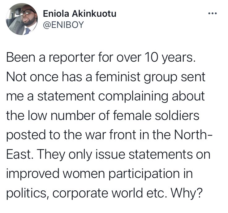 Naija_PR's tweet photo. Another one on Feminism https://t.co/nSfSrYvCfm