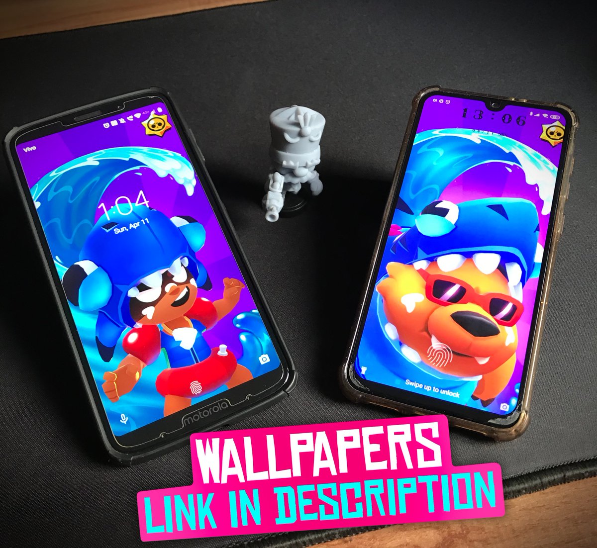 Como agradecimento a todas as 6 mil pessoas que votaram na nossa Pool Prank Nita pro #supercellmake, eu e o <a href="/Epic_Garcia/">Eric Garcia</a> fizemos esses wallpapers pro seu celular ficar mais lindo do que nunca! MUITO OBRIGADO! <a href="/BrawlStarsBRC/">Brawl Stars BR</a> <a href="/supercell/">Supercell</a> 

LINK: bit.ly/3d95NQM