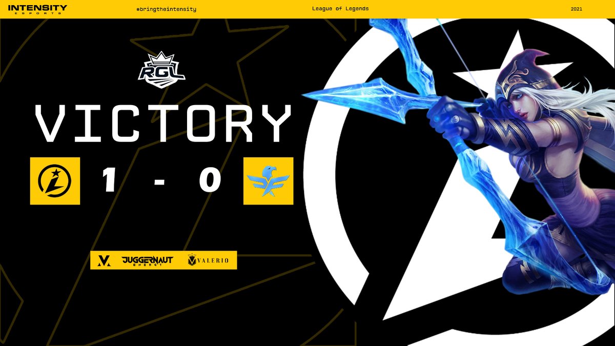 Today our <a href="/LeagueOfLegends/">League of Legends</a> team defeated <a href="/FastForwardESP/">FastForward eSport</a> 1-0 to secure their second win in the <a href="/GamingReroot/">Reroot Gaming</a> league! They played well and fought hard. Only up from here! #BringTheIntensity