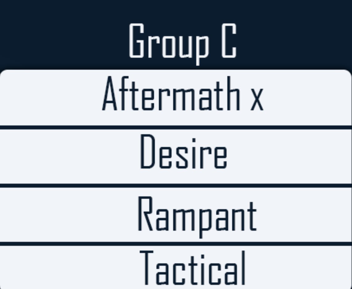 Teamsheet + Group  for tonight’s <a href="/CashCup_/">Cash Cup</a>