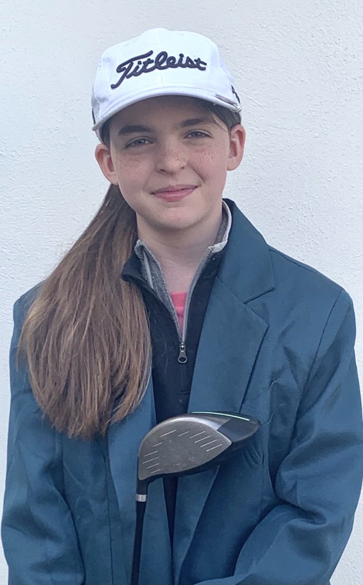 PurdisHeathGolf's tweet photo. Today we held our own Masters Par 3 tournament around the Bixley Course with the winner getting a green jacket. Here is our champion Josie Knights who had a nett 19! https://t.co/wSAijA1hxR