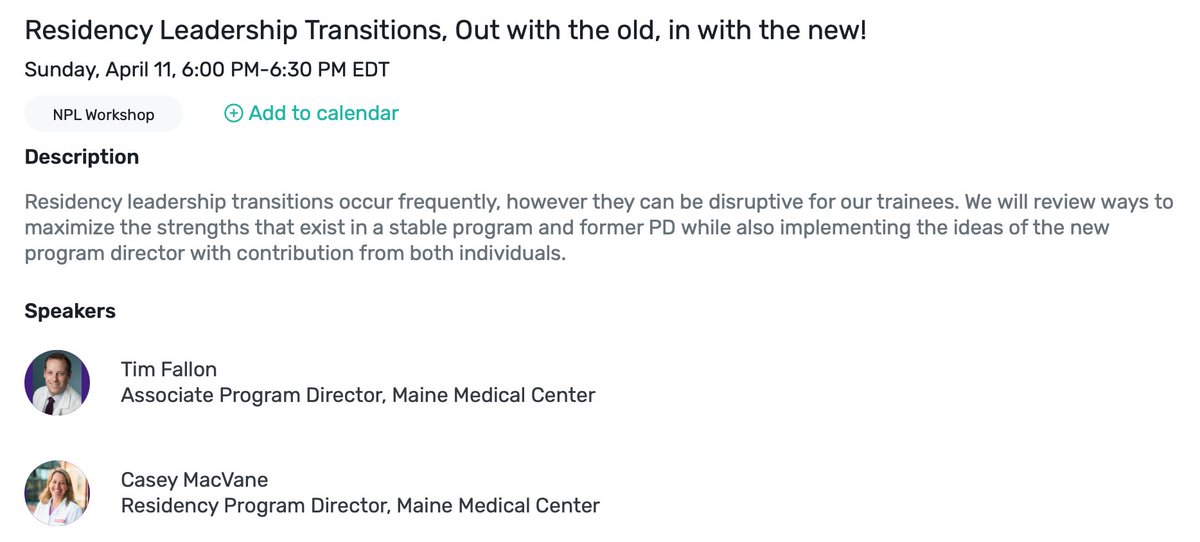 Please join us at 6 pm EST, 3 pm Pacific as we discuss Residency Leadership Transitions at #CORDAA21