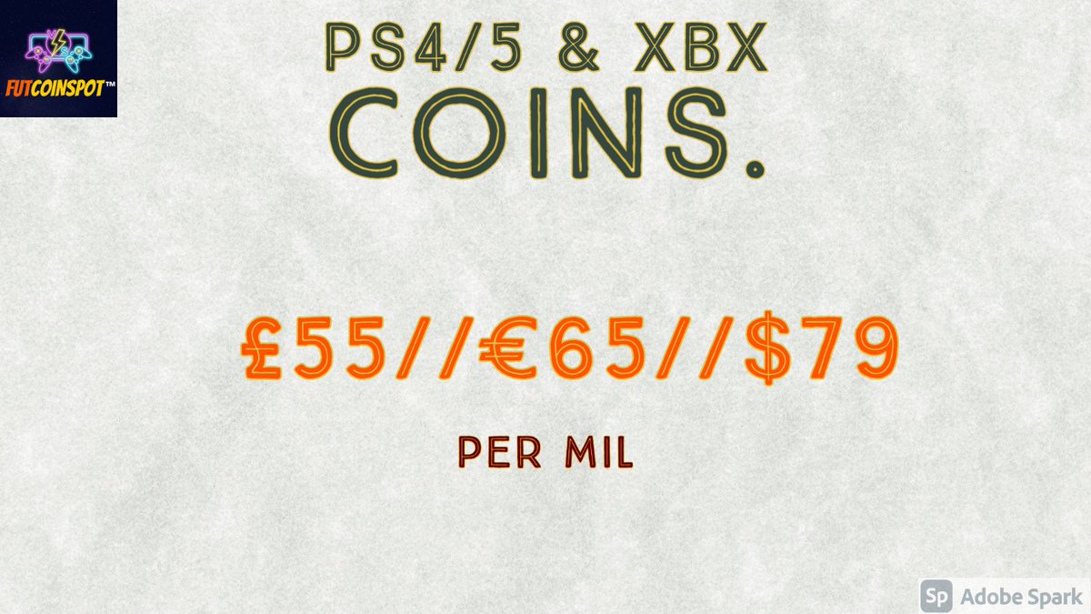 FutCoinSpot's tweet photo. The Cheapest and The Best Store on the Twitter!!
- Fast Delivery✅
-Ea Tax Covered ✅
- Ban Proof ✅
#FIFA21 #FIFA #FUT #fut21 #FUTChamps #TOTS #PS5 #FIFACOINS #FUTCOINS #fifa21coins #FUTChampions #FIFAFUTChallengePSStore #FIFA21XboxOne #fifafaceoff https://t.co/jiFkJkFSN3