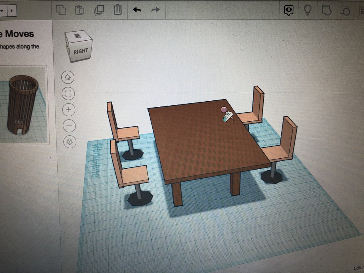 thebaldtechguy's tweet photo. @KCD_Year5 pupils were told NO chairs or tables - so they created their own using @tinkercad @KentCollegeDXB #eitkcd #kcdwowweek https://t.co/z5Xx9J0cO1