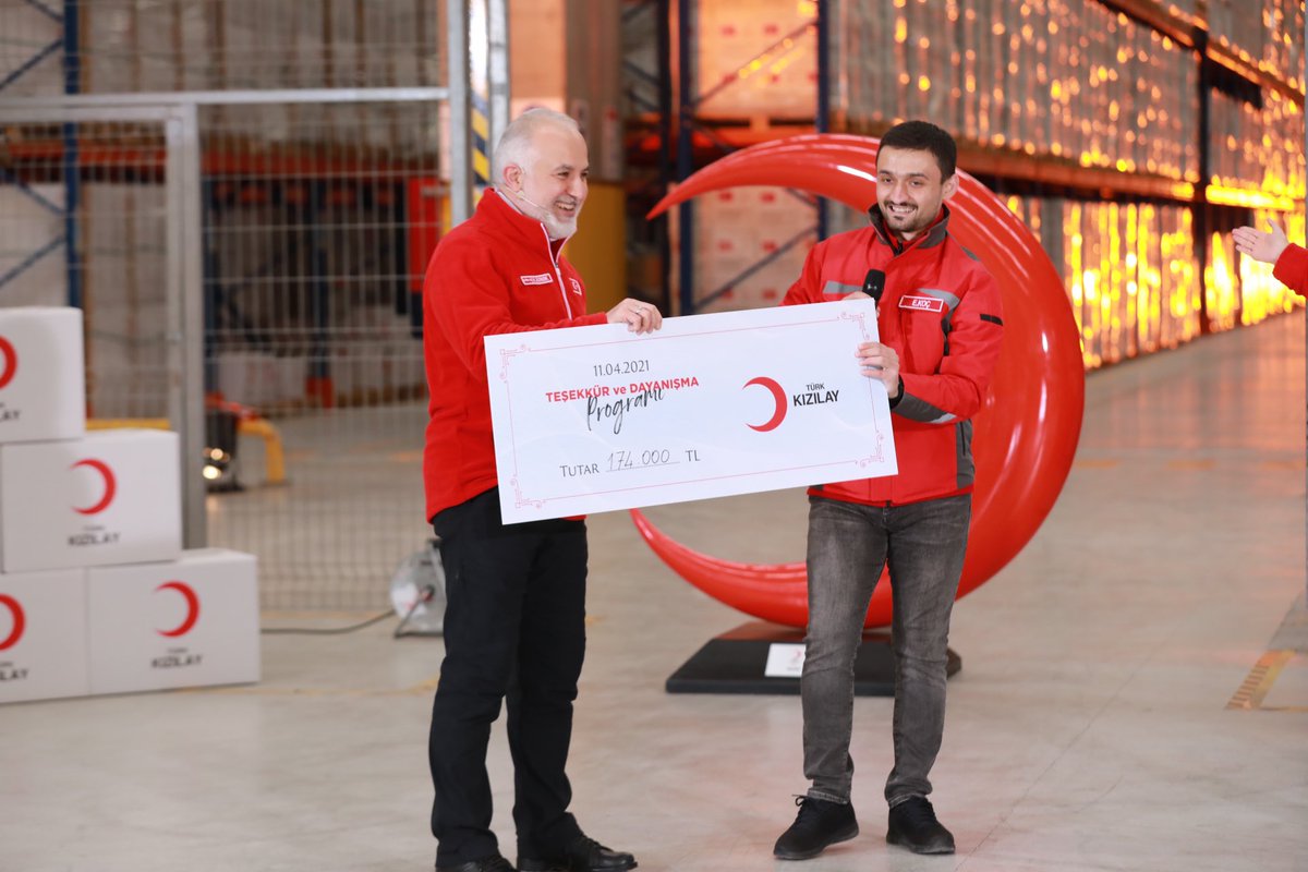 Bizler <a href="/genckizilay/">Genç Kızılay</a> teşkilatları olarak bu hayırlı işe karınca kararınca bir katkıda bulunmak istedik. 

İl,ilçe,üniversite gönüllülerimizin emekleriyle toplanan 174.000₺ onlar adına paylaşmanın gururunu yaşıyorum. 🌹