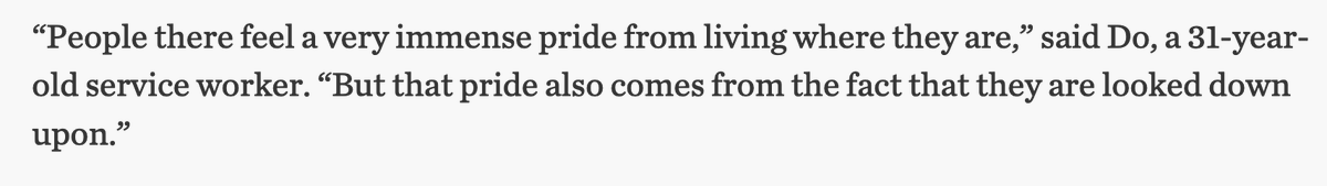 6/ Some of that pride is derived from the fact that it's a community that is unfairly looked down upon, which I remark upon. There are countless people I got acquainted with like  @TiffanyFordTO or  @directorpaul who are true community leaders in combating the stigma.