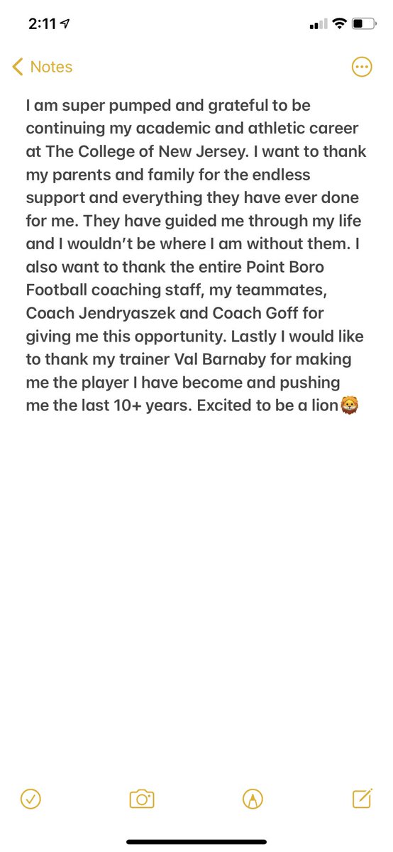 COMMITTED‼️ Thank you <a href="/CJendryaszek/">Coach Jendryaszek</a> <a href="/CoachCGoff/">𝐂𝐚𝐬𝐞𝐲 𝐆𝐨𝐟𝐟</a>  <a href="/TCNJfootball/">TCNJ Football</a>