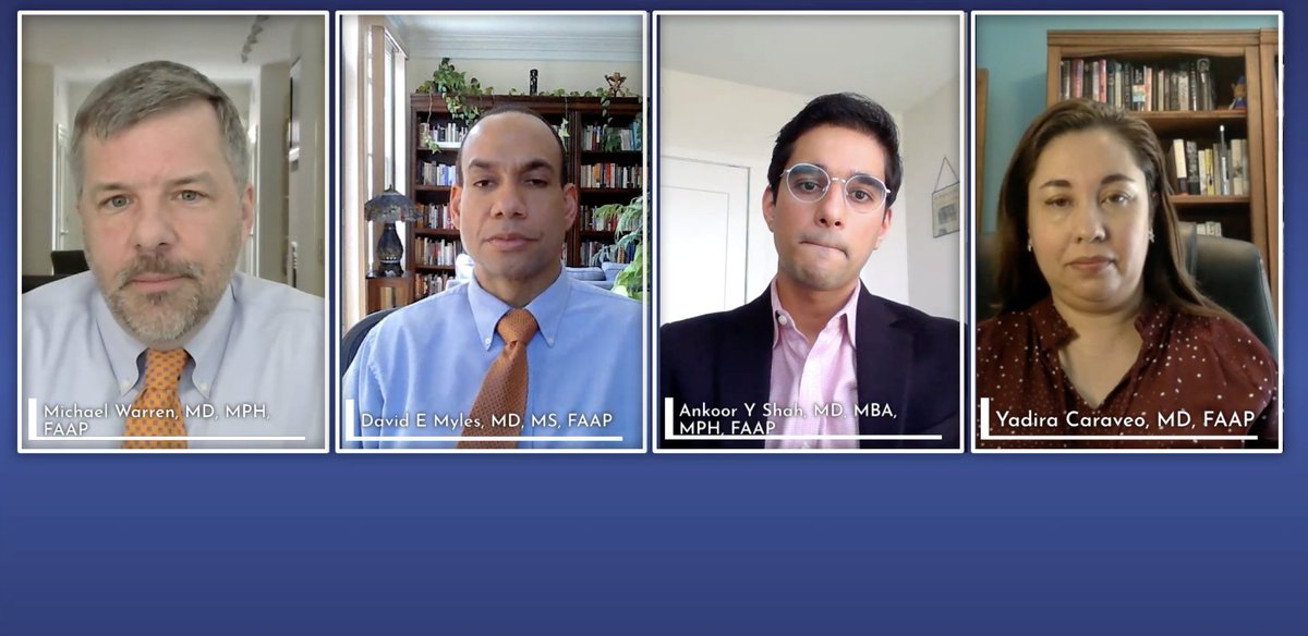 This has been a powerful and inpsirational panel in so many ways. “Never doubt that pediatricians can change the world.” <a href="/michaelwarrenmd/">Michael Warren</a> #AAPAdvocacy2021 Thank you all so much for sharing!