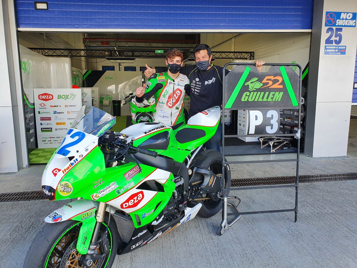 Happy with the boss! P3 <a href="/box77racing/">BOX 77 Competicion</a>