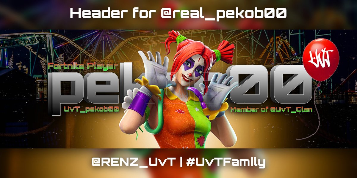 RENZ_UvT's tweet photo. New Header for @real_pekob00 

❤&amp;♻️'s highly appreciated!

#UvTFamily #Fortnite #HeaderArt https://t.co/IWLkzYBJ5S
