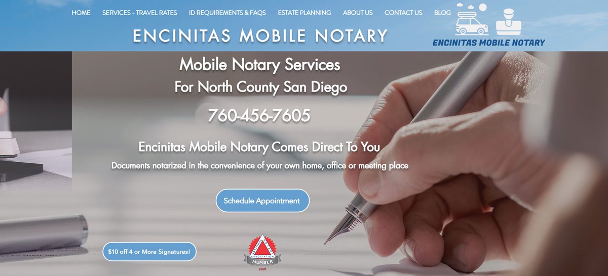 EncinitasNotary's tweet image. Encinitas Mobile Notary · Encinitas Mobile Notary - Your Nextdoor Neighborhood Local Notary! - Nextdoor nextdoor.com/post/183119265…