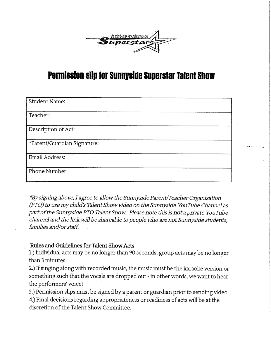 SESSuperstarPTO's tweet photo. The Sunnyside Superstar Virtual Talent Show is coming up! 🤩👏🌟🎤🩰🎭🤹‍♀️ See information below - https://t.co/3UlGoMYmKK