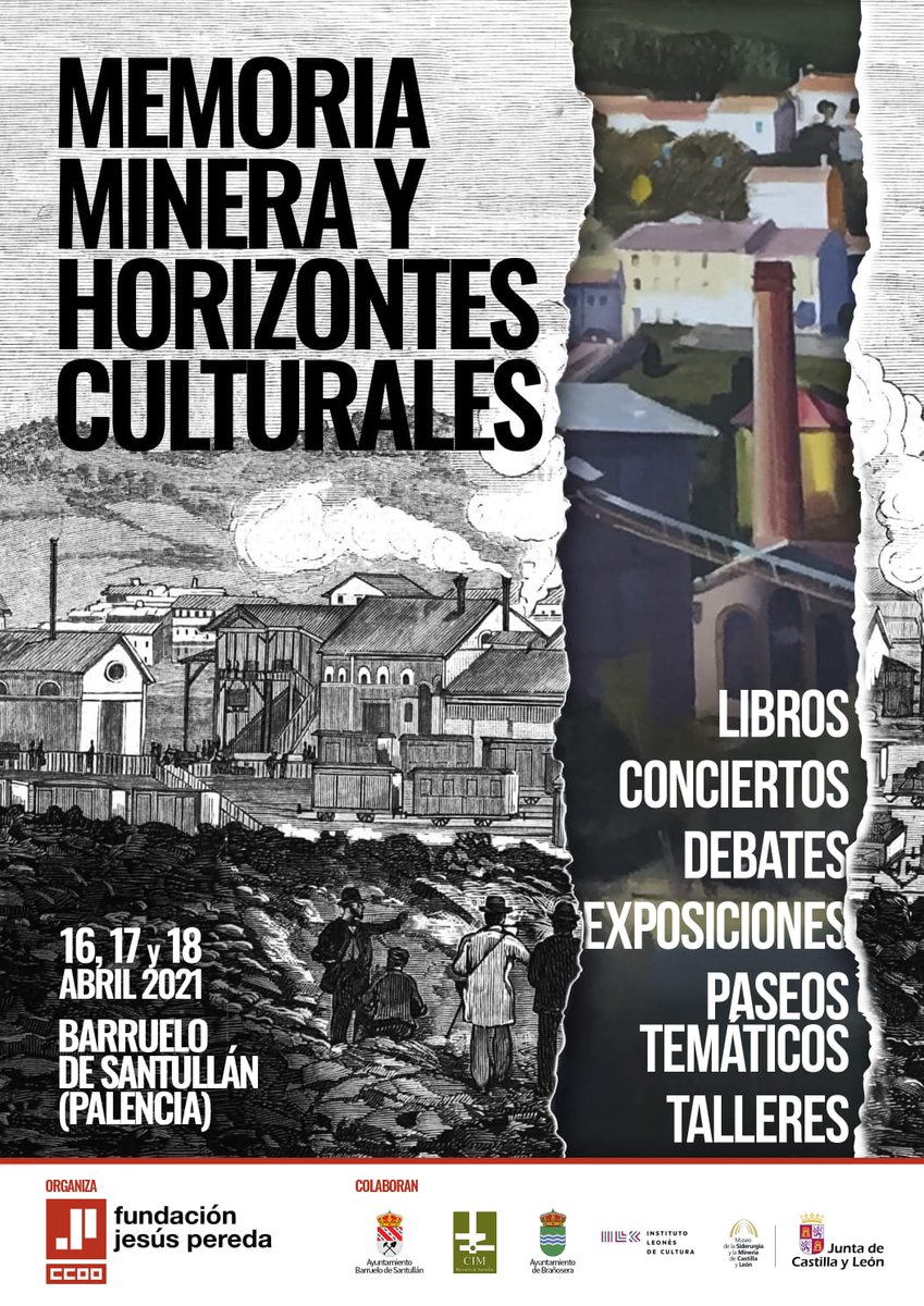 Branosera's tweet photo. Memoria minera y horizontes culturales 🤓
El próximo fin de semana colaboramos en este ciclo tan interesante entorno al presente, pasado y futuro minero de nuestra comarca, ¡anímate a participar! https://t.co/hKnZbx9jdv