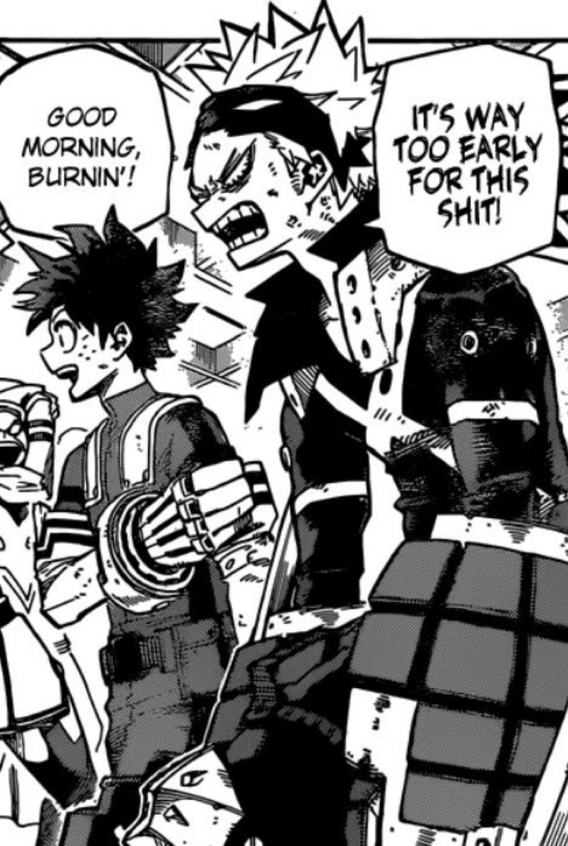 He'd said ten reasons. He wanted the tenth to be the serious thread. So what else could he use to prop the nerd up?Like he said, Deku being everything he wasn't was *hot.* He had the perfect candid pics to show that.@/FuckMeUpDeku: #9, friendly af, can't relate, v admirable.