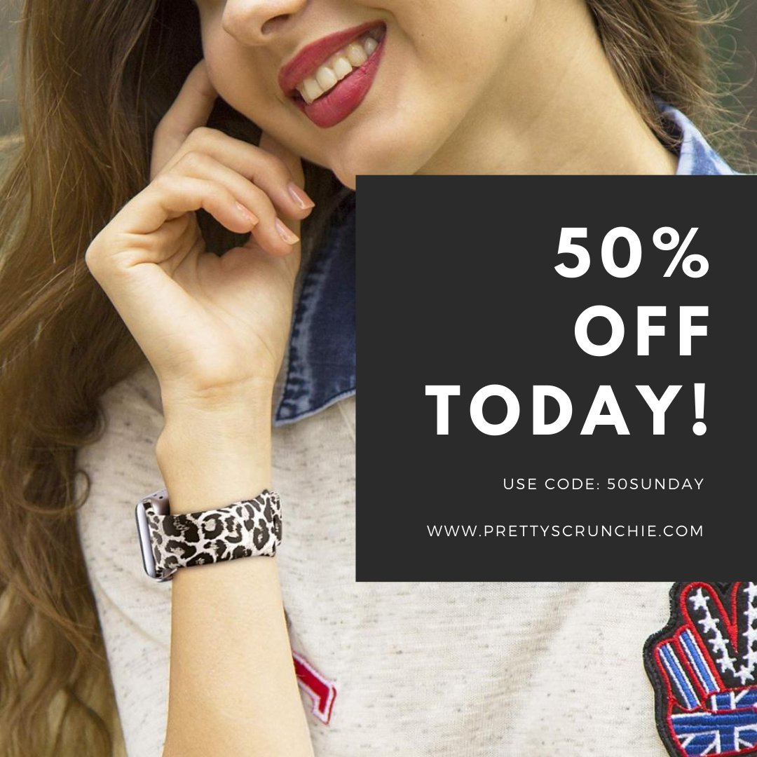 PrettyScrunchie's tweet image. Happy Sunday! Grab Apple watch scrunchies before the deal ends in 24hrs! FREE shipping😀
SHOP: prettyscrunchie.com

#shopping #apple #fitness #deal #discount #sundayvibes #SundayMorning #buynow #tech #fashion  #style #TrendingNow #cute