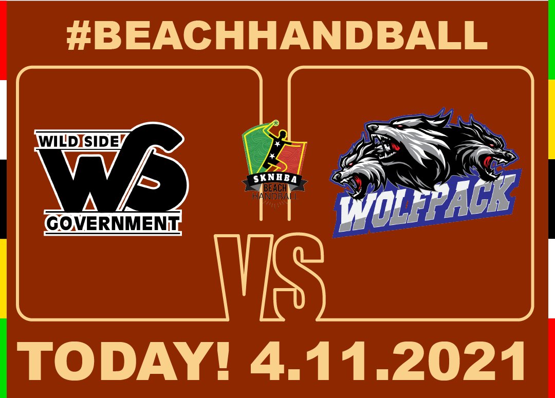 sknhandball's tweet photo. SKN Beach Handball Continues Today! 
WILDSIDE GOVERNMENT vs WOLFPACK
The winner of this exciting matchup will secure a semi-final spot! Let's see who will be the victor.  
@StKittsMarriott #sknbeachhandball #sknhandball #welovethisgame #handballstrive #ibleized https://t.co/xP4lvIenku