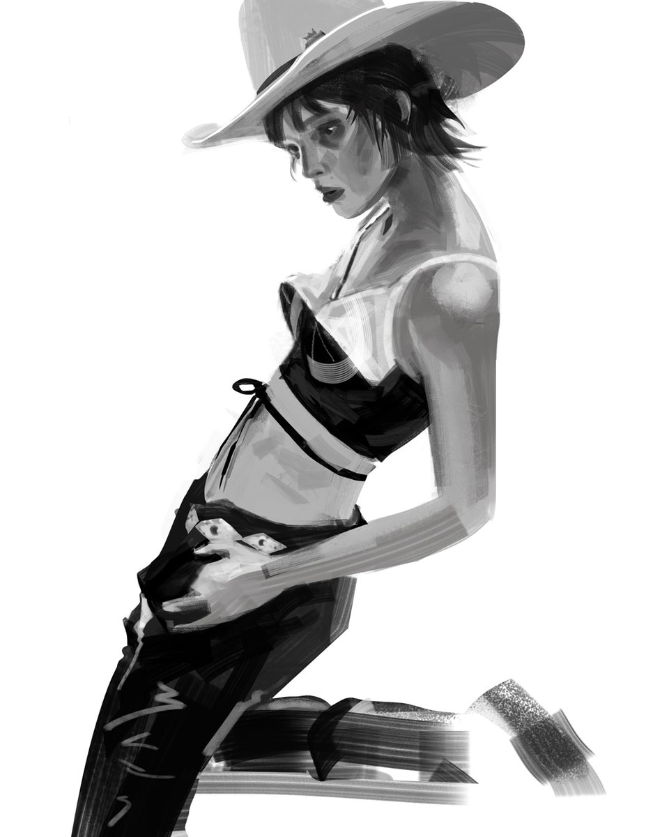 Hameed_B's tweet photo. Some not so random and recent studies and sketches of mine!
#Cowboys #cowgirl #digitalsketchbook #DigitalArtist #digitalpainting https://t.co/tVpBaT16bU