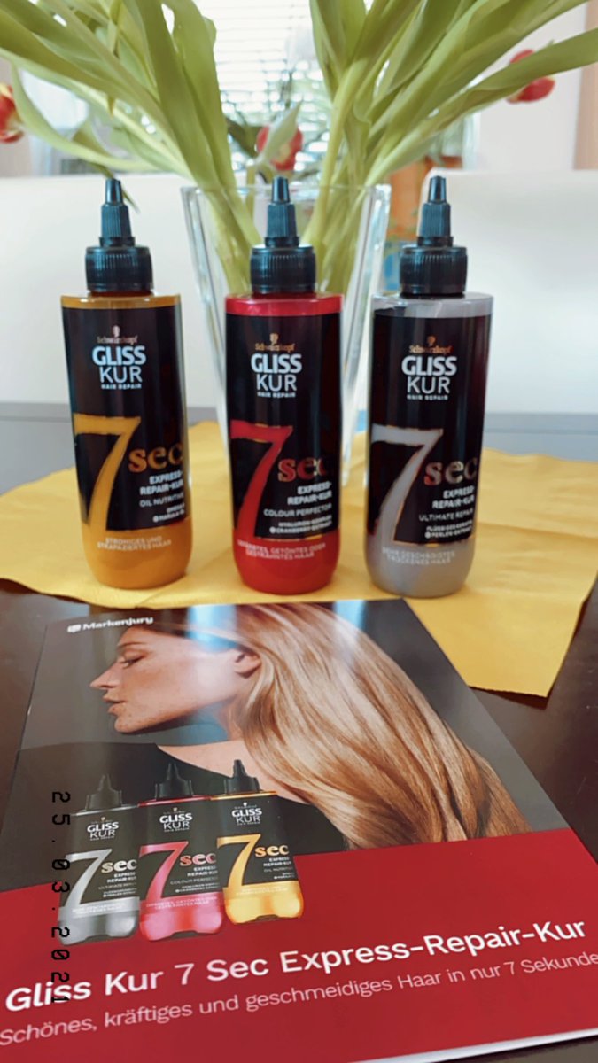 AstridJeske's tweet photo. #werbung

Mein Fazit zur Gliss Kur 7Sec Express Repair Kur ist online, schaut gerne mal vorbei 

https://t.co/quo3A7jRUb

#markenjury_glisskur, #glisskur #glissrepariert #7secpower #hairrepair #produkttest https://t.co/pEpHGUcYH0