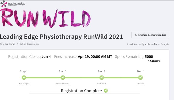 Registered to keep active and support three great charities. @RunWildRace has lots of options and is virtual so no excuses. #irunwild