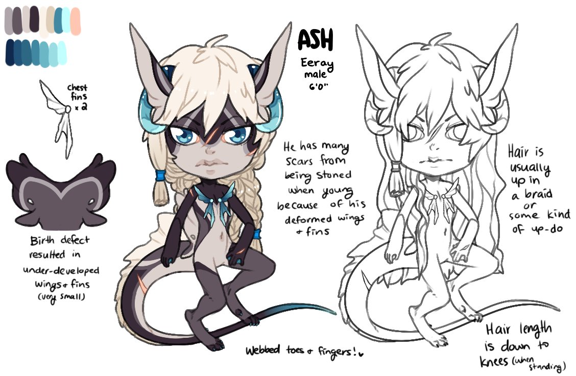 Somehow forgot my old OC Quilm, my boy Eis x2, and Ashe my Eeray.