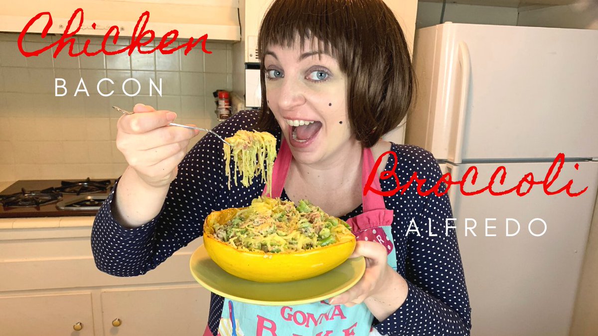 PaigeFlannery's tweet photo. What's for #Dinner? How about chicken bacon broccoli #spaghetti #squash! https://t.co/8dCdo2Gao1 https://t.co/vypmp00dAn