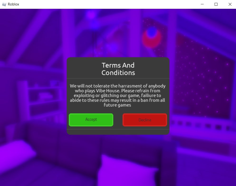 Andrew Bereza On Twitter Psa There S An Exploit Going Around That Allows Scammers To Make The Roblox Ui Invisible While Still Being Functional They Use This Exploit To Trick You Into Clicking - how to get into anybodys game on roblox