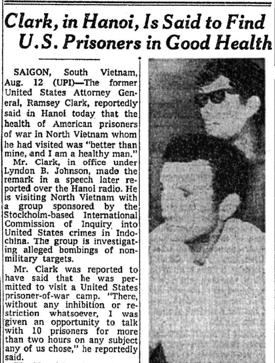 Once out of government, Ramsey took on U.S. foreign policy directly, traveling to dozens of countries to meet the people who were victims of war and sanctions.Ramsey risked his life countless times to bring back the truth of U.S. aggression.