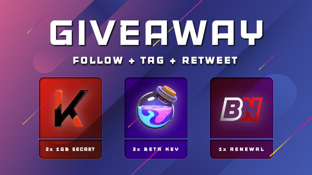 TheElixirBot's tweet image. 🚀BIG GIVEAWAY 🚀

Prizes:💫
2 x 1GB @kochclub_xyz Secret 
3 x @TheElixirBot Beta key 
1 x @BestNotify_ Renewal 

Rules: ✍🏻
- Follow all accounts
- Like &amp;amp; Retweet 
- Tag 1 Friend 

Good Luck! 
⏰ 24 Hours.