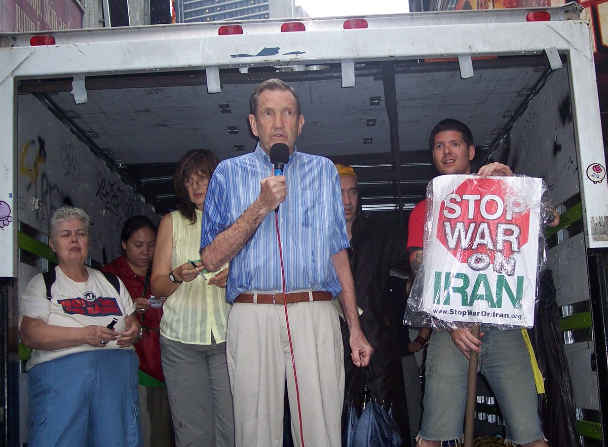 Ramsey was a fervent supporter of the Palestinian people’s rights and he was a beloved figure throughout the Arab world.He was one of the most prominent critics in the west of the U.S. puppet regime of the Shah in Iran.