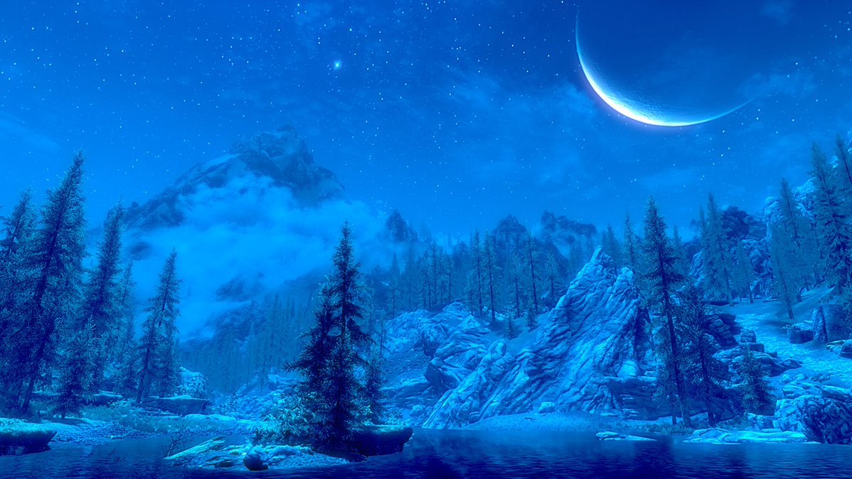 screenknight_vp's tweet photo. 📸 #PhotoModeMonday | #TCCbluetiful

BLUE MOON 🌙

🎵 https://t.co/qcaBwdH1km

🎮 #SkyrimSE
💠 @Bethesda
🛠️ #Screenshot + #GIMP

#Skyrim #WordofVP #VPeclipse #VPcontext #GamerGram #TheCapturedCollective #VGPUnite #ArtisticOfSociety #TheMoodChallenge #VPGamers 

[Tap for full ⏬] https://t.co/bNEVamy58o