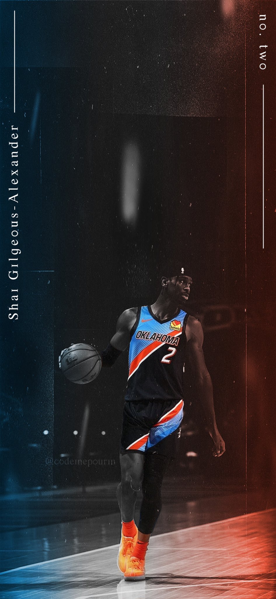 iPhone 11 Wallpaper Shai GilgeousAlexander 20202021  rThunder