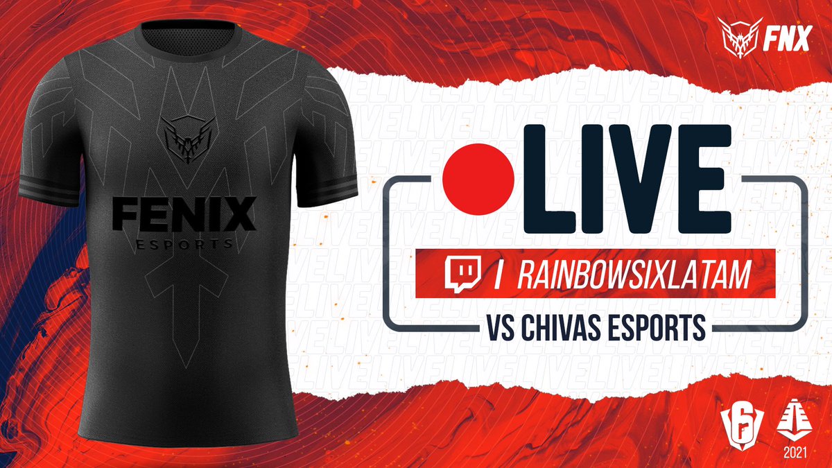 MonchososTeam's tweet photo. 🔴LIVE🔴  @FenixEsportsFNX 🆚 @esportsChivas Podremos terminar invictos? #LetsGoFNX🔥 | #MxR6 | #R6 | @R6esportsLATAM | 📺 https://t.co/u3ibfLq2yc📺 https://t.co/cGxxWXLtjS