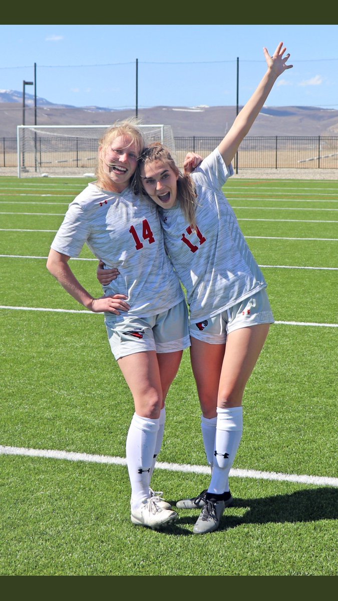 Congratulations Teacher Ed. Seniors, Caitlyn and Parker!⚽️❤