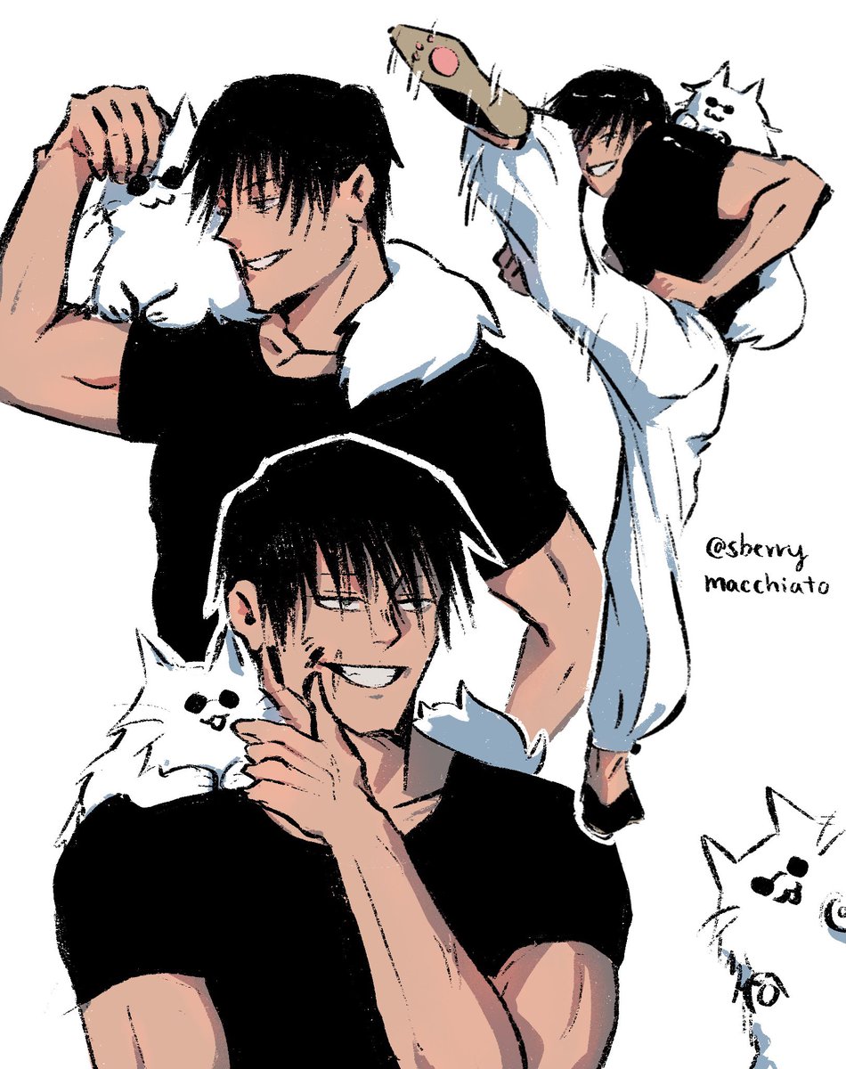 what if toji had a gojo cat instead 