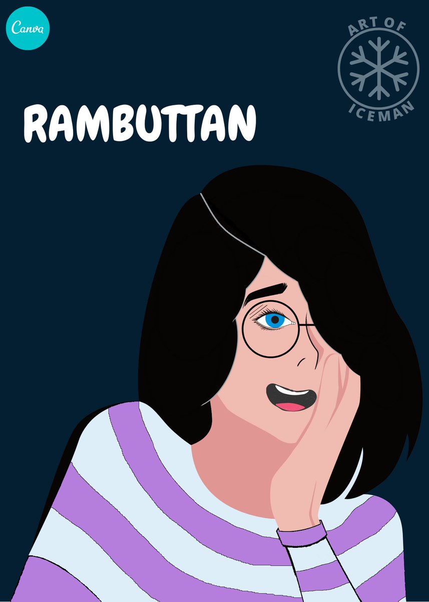 IceManGAME's tweet image. Hello @rambuttann! I made fanart of you!