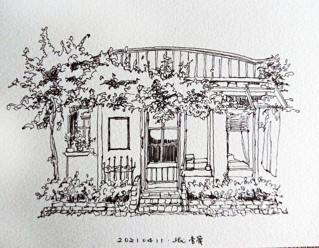 PRACTICE 02 #sketch #風景画 pixiv.net/artworks/89102…