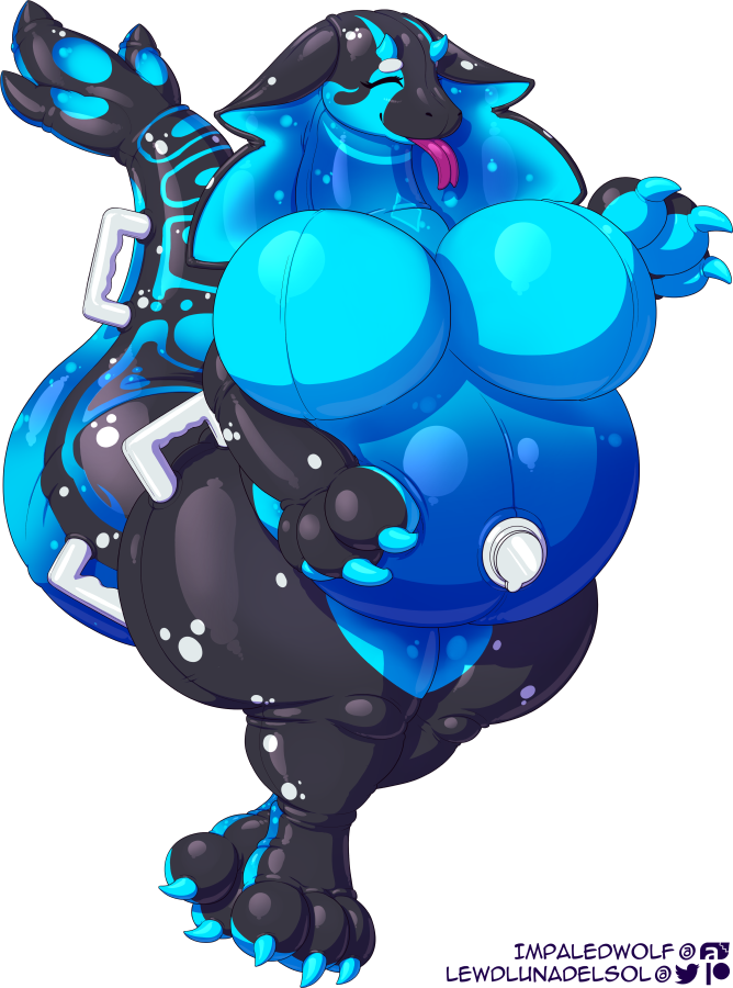 LewdLunaDelSol's tweet photo. (cw: pool toys, inflation)
Commission for @SerpentElara ! https://t.co/tu2hIbMJM3