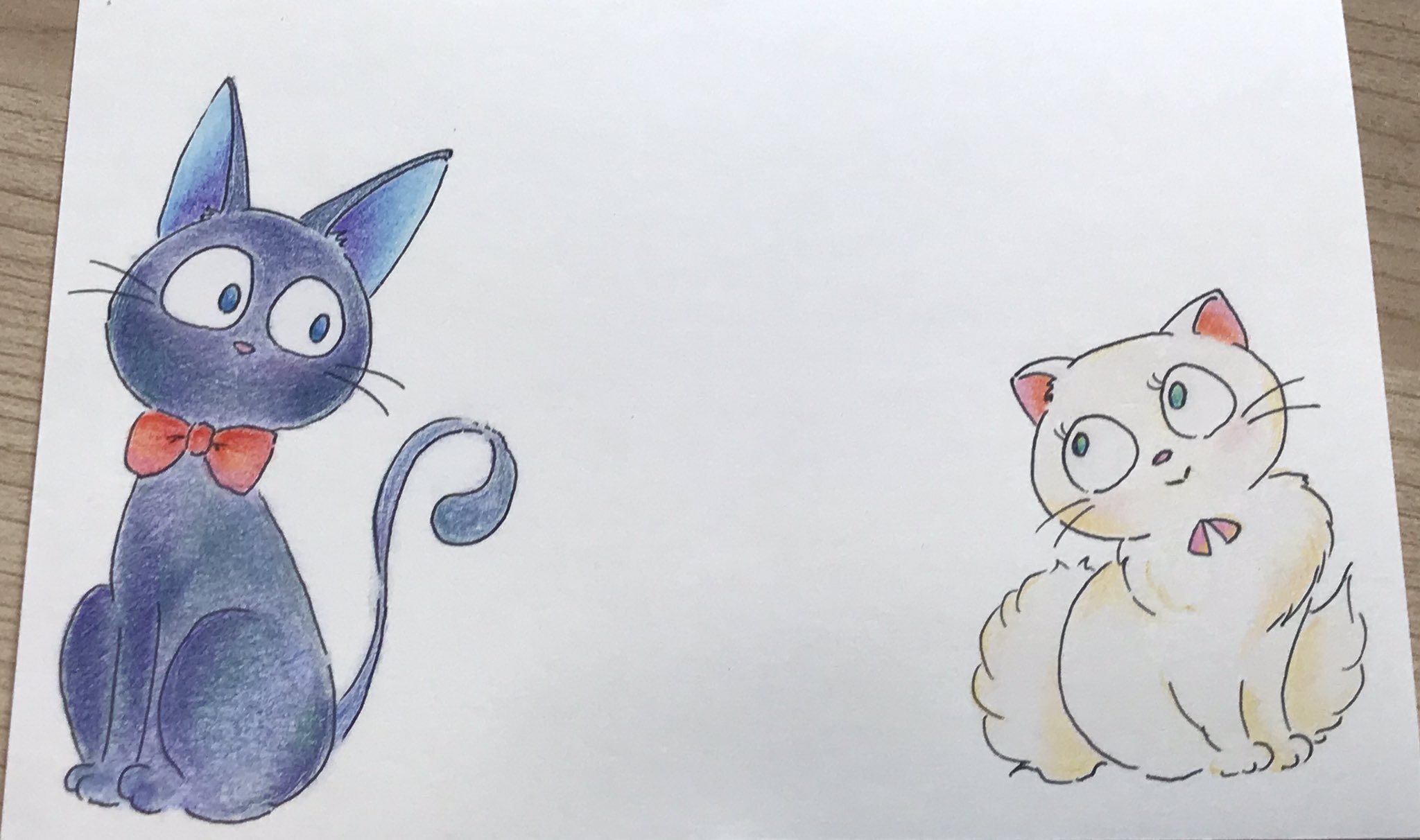 海月٩ ᐛ و両生類 En Twitter Everyday S A Special Day Because It S Always Someone S Birthday 魔女の宅急便イラスト ジジとリリー T Co Srckocy22p Twitter