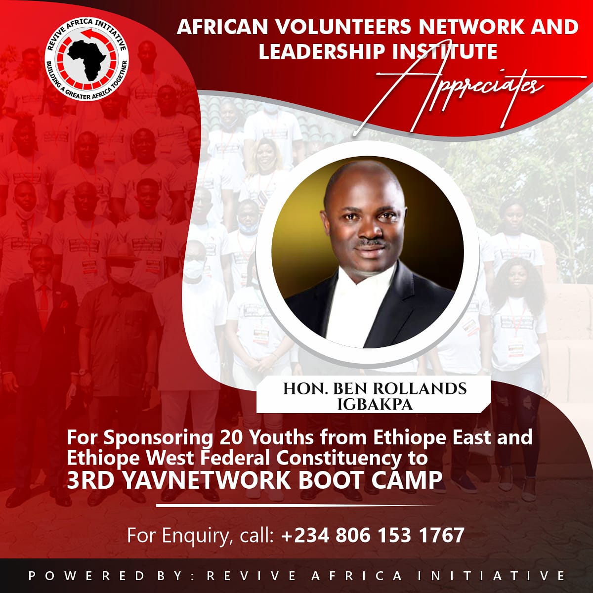 YAVNETWORK's tweet image. We want to specially Appreciate @benigbakpa for this huge investment in Youths development.

These ones will make you proud by their results, this we are sure of.