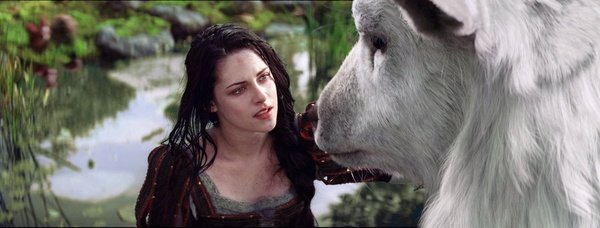 Snow White however does have this purity naturally and it shows up when one of the animals of the Forrest chooses and trusts her.
