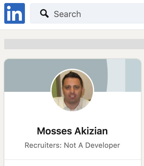 monocat's tweet photo. Do I need to be any clearer on LinkedIn? #notadeveloper https://t.co/zHSYat0MUW